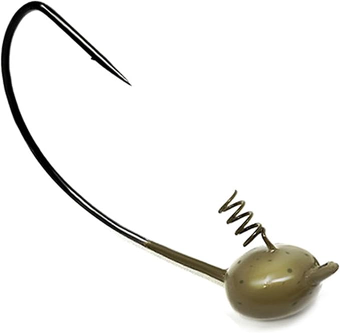 Reaction Tackle Tungsten Shaky Head Jigs for Bass Fishing - Premium Fishing Hooks, Ideal Shaky Head Jig to Catch Big Bass and Other Fish - (5-Pack)