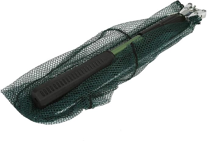 RESTCLOUD Fishing Landing Net with Telescoping Pole Handle, Fishing net Freshwater for Kids Men Women, Extend to 40-63 Inches
