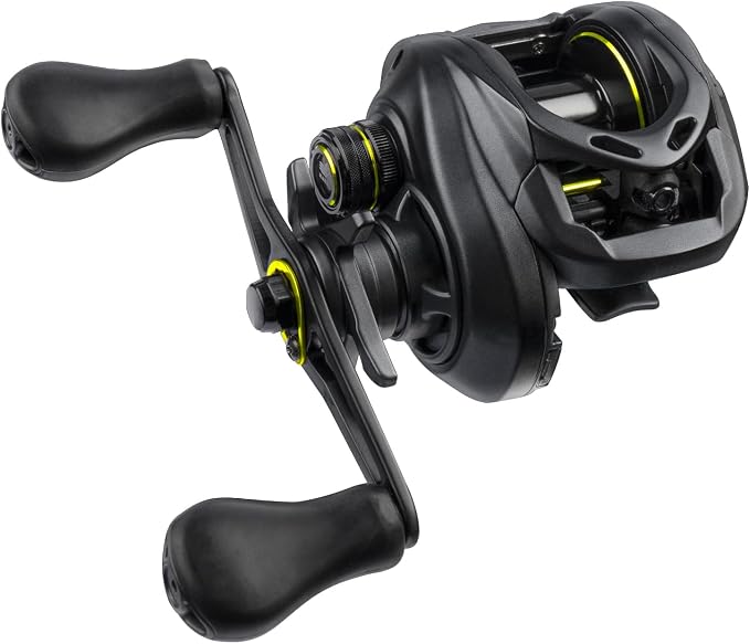 Handing M1 Baitcaster Reel, Lightweight Fishing Reel, 17.64 lbs Max Drag, 7.2:1 Gear Ratio, 8-Button Magnetic Brake System, Graphite Frame, 6+1 Stainless Steel Bearings