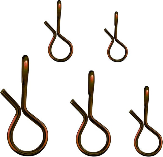 EUPHENG Micro Fishing Connector Tackles, Lightweight High Strength Fly Swivels Snaps to Reduce Line Twist for Fly Fishing Flies Tippet Leaders