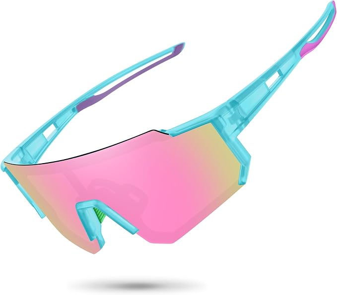 STORYCOAST Polarized Sports Sunglasses for Men Women,Driving Fishing Cycling Mountain Bike Sunglasses UV400 Protection