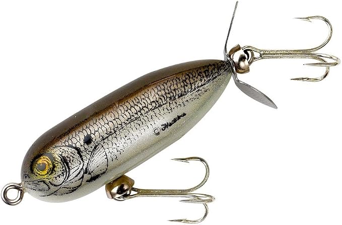 Heddon Torpedo Prop-Bait Topwater Fishing Lure with Spinner Action