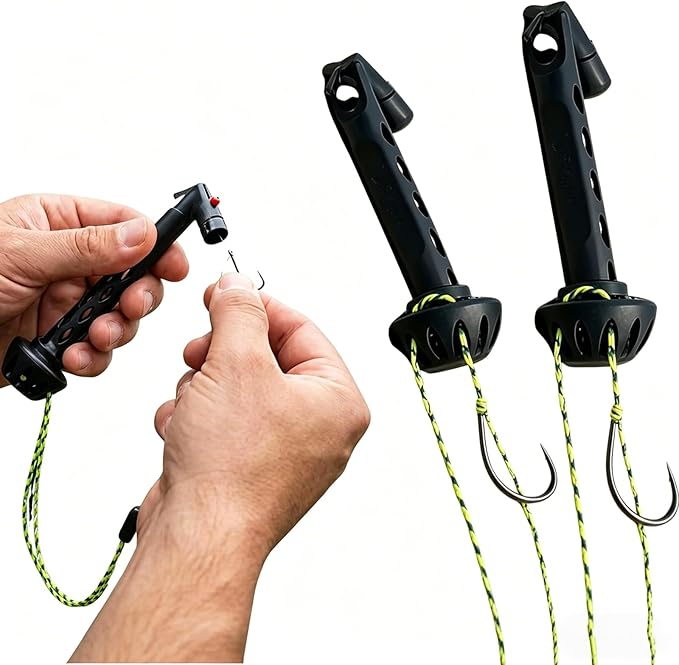 Fly Fishing Magnetic Fly Threader | On-Water Rigging Tool for Fast Knot Tying, Fits Most Hooks & Tippets