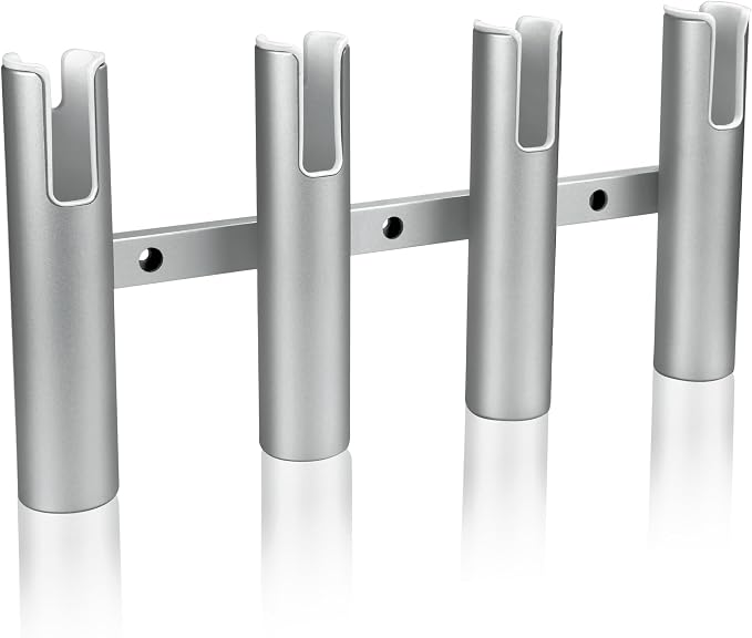 Aluminium Fishing Rod Holders for Boat, Wall-Mounted Fishing Pole Roof Rod Rack,Surf Fishing Rod Holder for Truck, Boats & Yacht