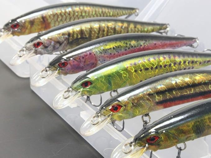 Minnow Crankbait for Bass Fishing Bass Lure Jerkbait Fishing Lures and Tackle Box
