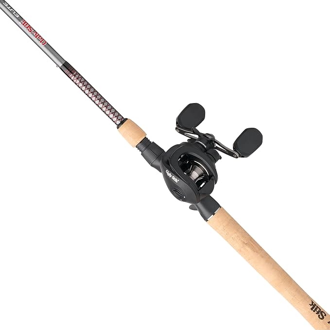 Ugly Stik Elite Low Profile Baitcast Reel and Fishing Rod Combo