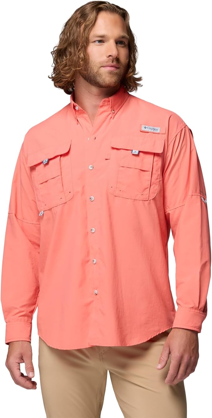 Columbia Men's PFG Bahama II Long Sleeve Fishing Shirt