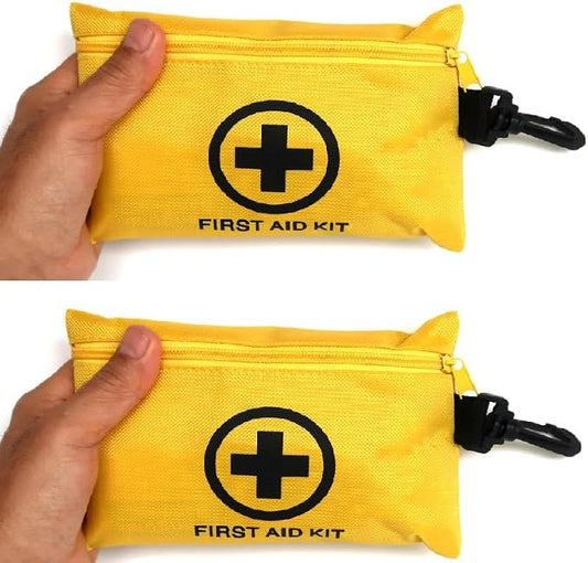 Galaxylense 151 Pcs First Aid Kits Small for Survival Emergency Trauma Military Tactical Medical School Office Home Hunting Camping Hiking Traveling Fishing IFAK EMT Bag Multi Selection (2 Sets)