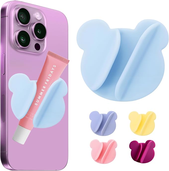 Lip Gloss Phone Case for Lipstick Lip Balm Compatible with All Phone Models Blue