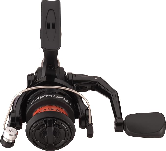 13 Fishing - Heatwave - Ice Fishing Spinning Reel - HW4-CP, Black