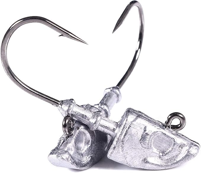 10Pcs Jig Heads Saltwater for Fishing Swimbait Saltwater Jig Heads Lures for Bass