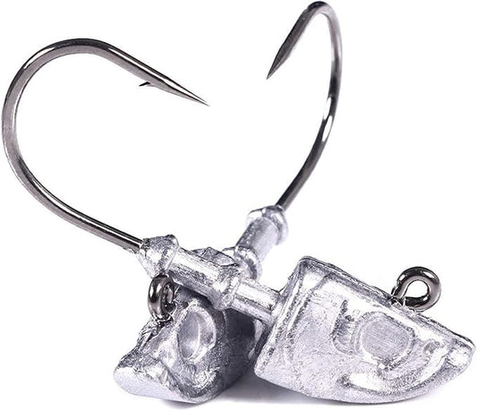 10Pcs Jig Heads Saltwater for Fishing Swimbait Saltwater Jig Heads Lures for Bass