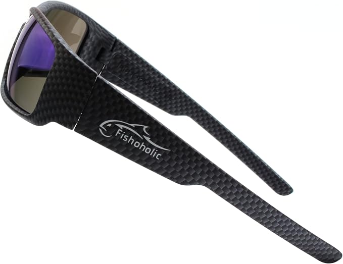 Fishoholic Polarized Fishing Sunglasses UV400 (14 Options) Fishing Gift with Hard Case & Pouch