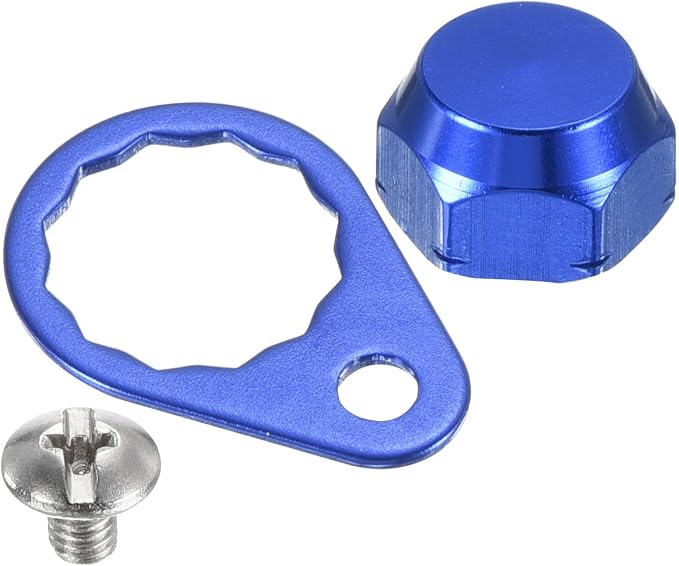 PATIKIL Fishing Reel Screw Nut Locking Plate Right Handle Locking Caps Screw Nut Replacement for DIY Fishing Accessories