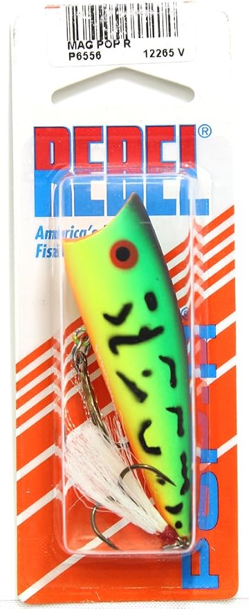 Rebel Lures Pop-R Topwater Popper Fishing Lure