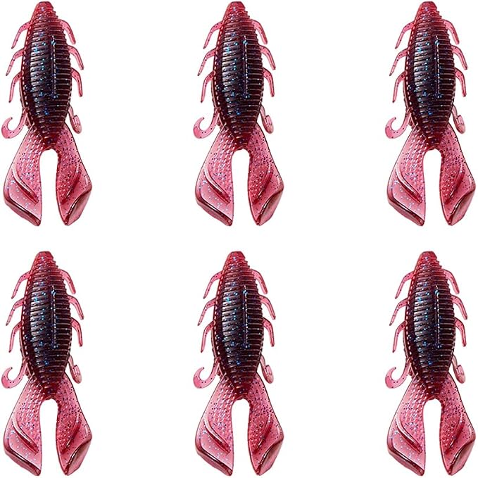 SOLOKING Soft Plastic Fishing Lures - Second Generation Evolved Bait with Natural Shrimp Oil, Salt Injection Technology, Super Elastic Imported PCV Material - Laser Reflector & Submarine Modeling