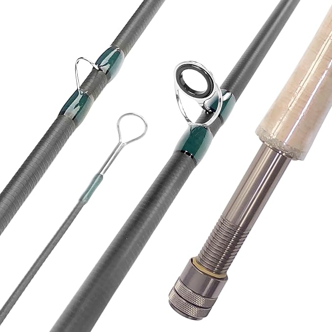 Aventik Troutflow Fly Fishing Rod and Reel Combo, 9FT 5wt 8wt, Japan Toray 46T Carbon Fast Action 4-Piece Fly Rod Kit with SADC Pre-Spooled Reel & Case