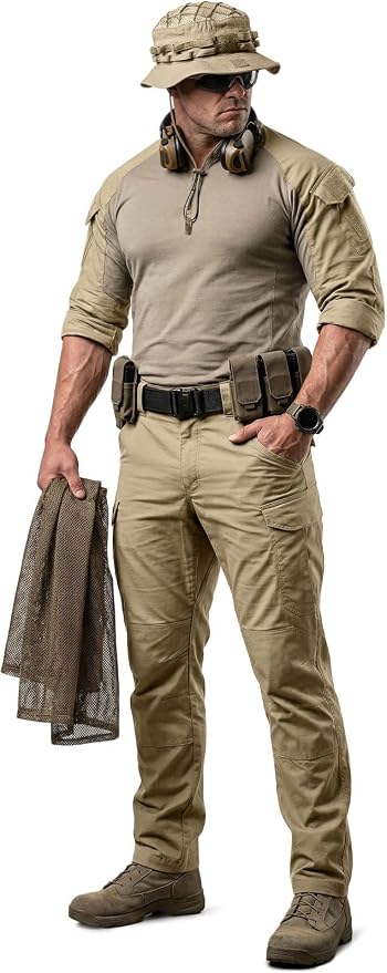 CQR Men's Tactical Boonie Hat, Breathable Packable Sun Hat for Hunting, Hiking, Fishing, Shooting, and Outdoor Activities
