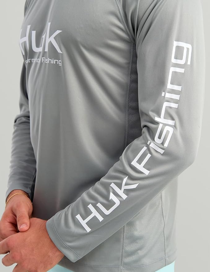 HUK Mens Pursuit Vented Long Sleeve, 30 UPF Fishing Shirt