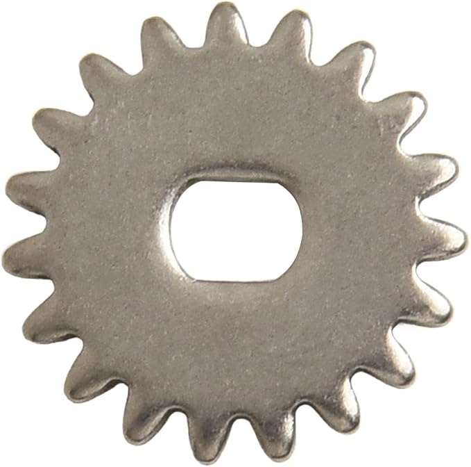 Spinner Wheel Ratchet Gear for Fishing Reels – Metal Replacement Part for Spindle Assembly, Left/Right Hand Swap Design, 11.5–23 mm Diameters, 1 g Lightweight, Pack of 1