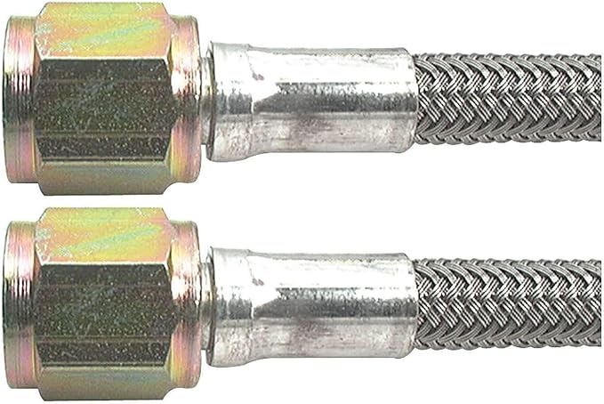 Allstar Performance ALL46400-15 15" 4 AN Braided Brake Line
