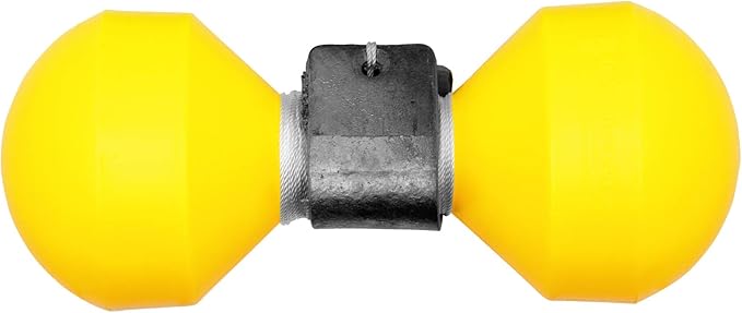 Lindy Marker Buoy for Fishing - Internal Ballast Weights and 60 ft of Rot-Proof Cord