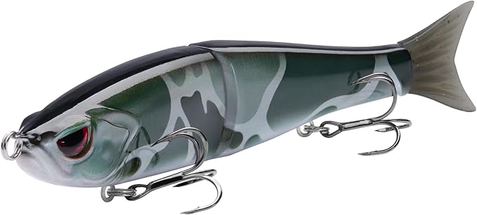 Bassdash SwimShad Glide Baits Jointed Swimbait Bass Pike Salmon Trout Muskie Fishing Lure