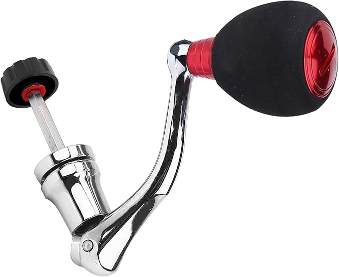 Ejoyous Fishing Reel Handle Replacement, Reel Replacement Power Handle, Metal Hex Trunk Rocker Arm Grip, Fishing Spin Reel Handle Grip Power Handle Reel Accessory