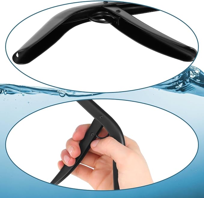 4 Pcs Stainless Steel Fish Hook Remover Extractor Steel Fish Hook Remover Tool Fishing Hook Remover for Freshwater and Saltwater Fishhook Removal Tool, 11.6 x 4.3 Inch