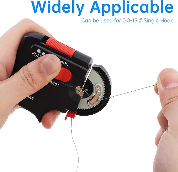Automatic Fishing Hook Tier Machine, Electric Device Fast Tying Tyer, Fishing Hook Line Tyer Machine Tying Device, Bundle Tie Knot Tools