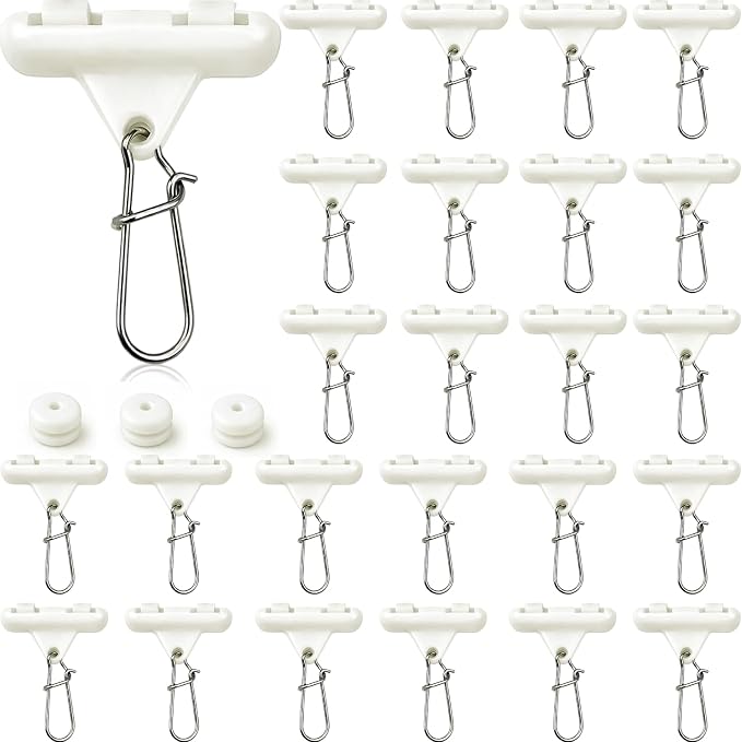 Sinker Slides for Fishing with Weight Bumpers, No Twist Sinker Slide, Clip-On Sinker Slider for Easy Weight Change, Protect Line & Knot Swivels Snaps, Ideal for Catfish Carolina Rig