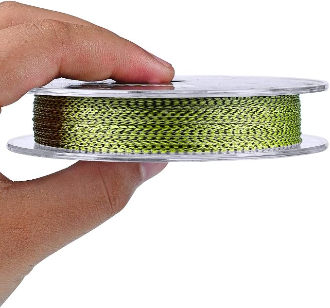 Braided Fishing Line, Abrasion Resistant Zero Stretch Braided Lines 4/8 Strands Super Strong Superline 6Lb -100Lb Test 109/328/547/1094/2187 Yards