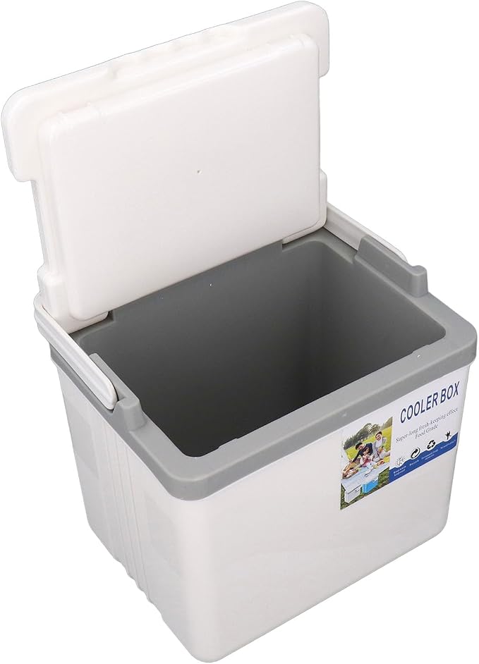 6L Cooler Box, Portable Insulated Hard Cooler, Keeps Food and Drinks Cold for Outdoor Camping Picnic Fishing