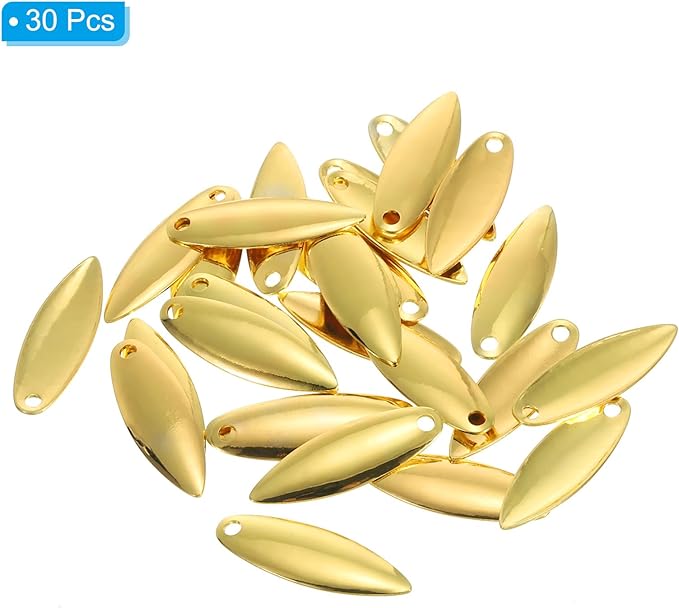 PATIKIL Fishing Lure Blades Willowleaf Lure Making for DIY Bait