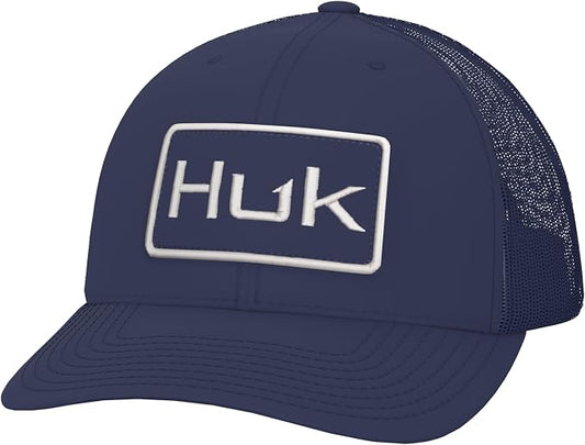 HUK Youth Trucker Hat, Anti-Glare Snapback Fishing Hat for Kids