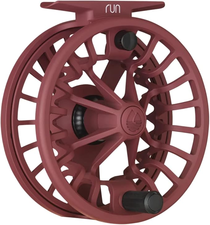 Redington Run Fly Fishing Reel – Lightweight All-Water Reel with Carbon Fiber Drag, Large Arbor, Die-Cast Frame & Ergonomic Handle – 3/4, 5/6 & 7/8 Weights for Trout, Redfish, Bass & More