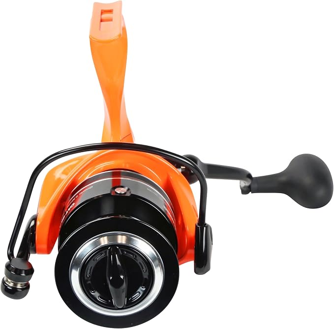 Okuma Cat Slayer Custom Spinning Reel – 6000 Size Catfish Reel with DFD Dual Force Drag, Flite Drive System, UV Reactive Body, Neon Green, CSC-6000NO