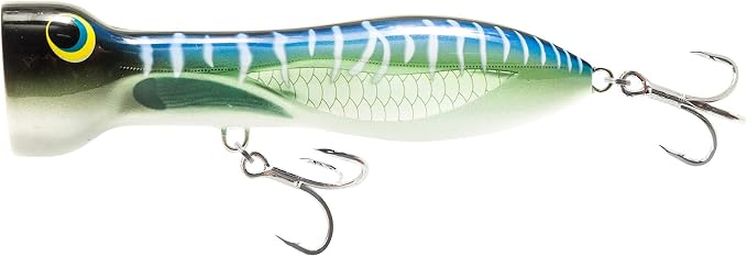 Nomad Design Chug Norris Topwater Popper Lure Collection – Floating Offshore Saltwater Surface Fishing Plug - Durable HD Body for Big Game - Realistic Splash & Erratic Action
