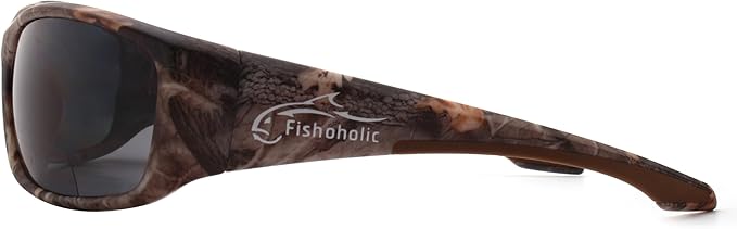 Fishoholic Polarized Bi-Focal Fishing Sunglasses with Reader Magnification (1.5x, 2.0x, 2.5x Options) and UV400 Protection
