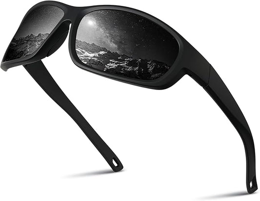 Polarized Sunglasses for Men and Women - Running Glasses UV Protection for Fishing Running Cycling Driving
