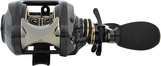 FISHDROPS Baitcasting Reels, 17+1BB Magnetic/Centrifugal Brake Systems Baitcaster Reel, High-Speed Gear Ratio 7.0 Ultra Smooth Low Profile Baitcast Fishing Reel
