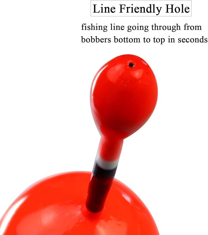 THKFISH Fishing Floats Bobbers Slide Floats Balsa Fishing Bobber Slip Bobbers for Crappie Panfish Trout Bass (1/2oz 2"x5.28") (1/6 1.6"x4.8") 5Pcs