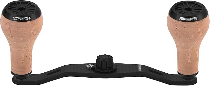 Carbon Fiber Power Handle 3.94'' (100 mm) Compatible for Shimano SLX Tranx Curado, Daiwa Tatula Zillion, Abu Garcia Revo Zata Baitcasting Reels