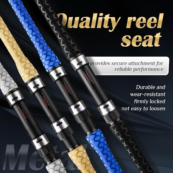Carbon Surf Spinning Fishing Rod, Ultra-Light High-Sensitivity Graphite Pole, Saltwater/Onshore 3/4 Pieces Surf Fishing12ft 13ft 14ft 15ft Rod
