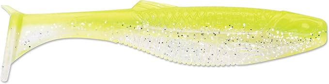 Rapala CrushCity Mayor Soft Plastic Paddle Tail Swimbait, Strong Kicking Action for Swim Jigs & Underspins, Bass, Redfish, Trout, Snook, Walleye & More
