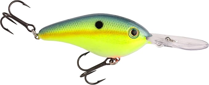 Strike King Strike King Promodel Crankbait S6XD Fishing Lure, 1 oz, Unique Curved Bill and Balance