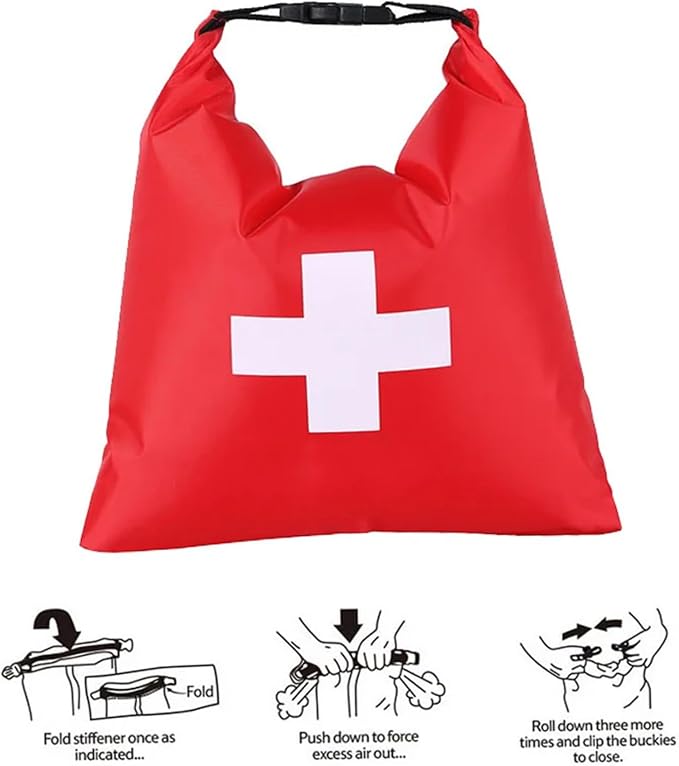 Waterproof First Aid Kit Boat Dry Bag Multifunctional Outdoor Emergency Survival Kit for Backpacking Waterproof First Aid Camping Hiking Hiking Fishing Camping.