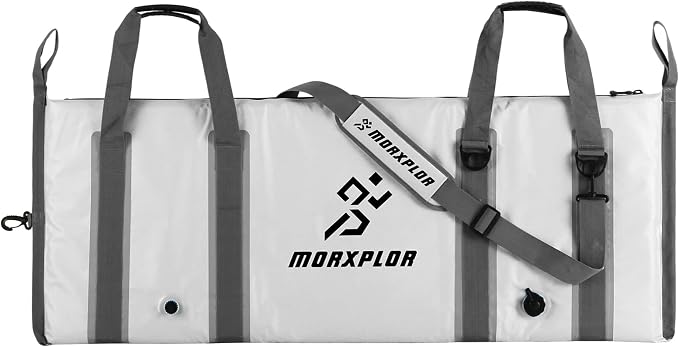 MORXPLOR Insulated Fish Cooler Bag for Fishing 41x17 47x17In 50x20In 60x24 72x30 80X40 Inches,Large Insulated Fish Kill Bag,Fishing Catch Bag Cooler with Water-resistant Zipper