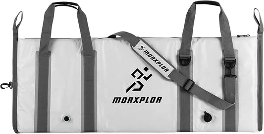 MORXPLOR Insulated Fish Cooler Bag for Fishing 41x17 47x17In 50x20In 60x24 72x30 80X40 Inches,Large Insulated Fish Kill Bag,Fishing Catch Bag Cooler with Water-resistant Zipper