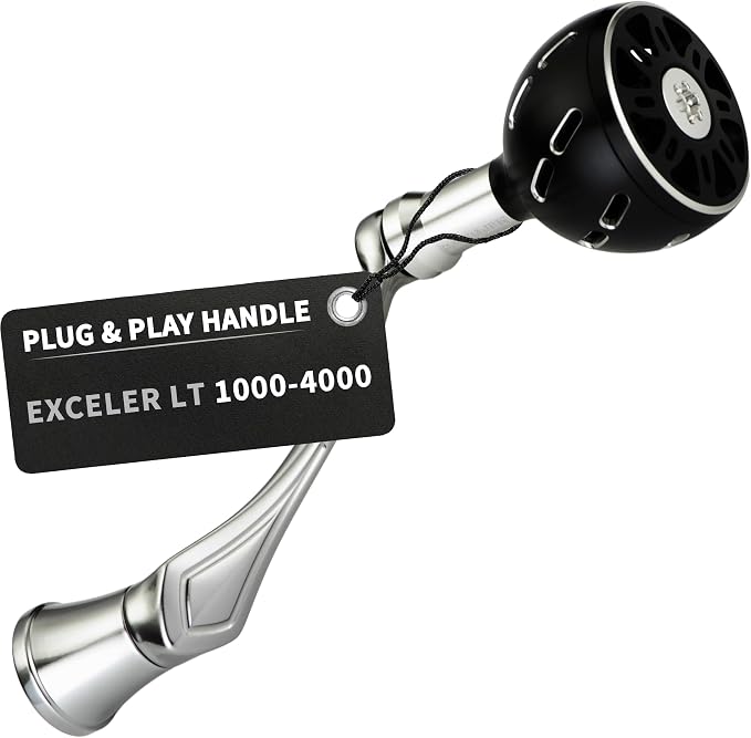 Mamba Series Power Handle 2.28'' (58 mm) Compatible for Daiwa Fuego LT, Ballistic LT, Tatula LT, Exceler LT 1000-4000 Spinning Fishing Reels